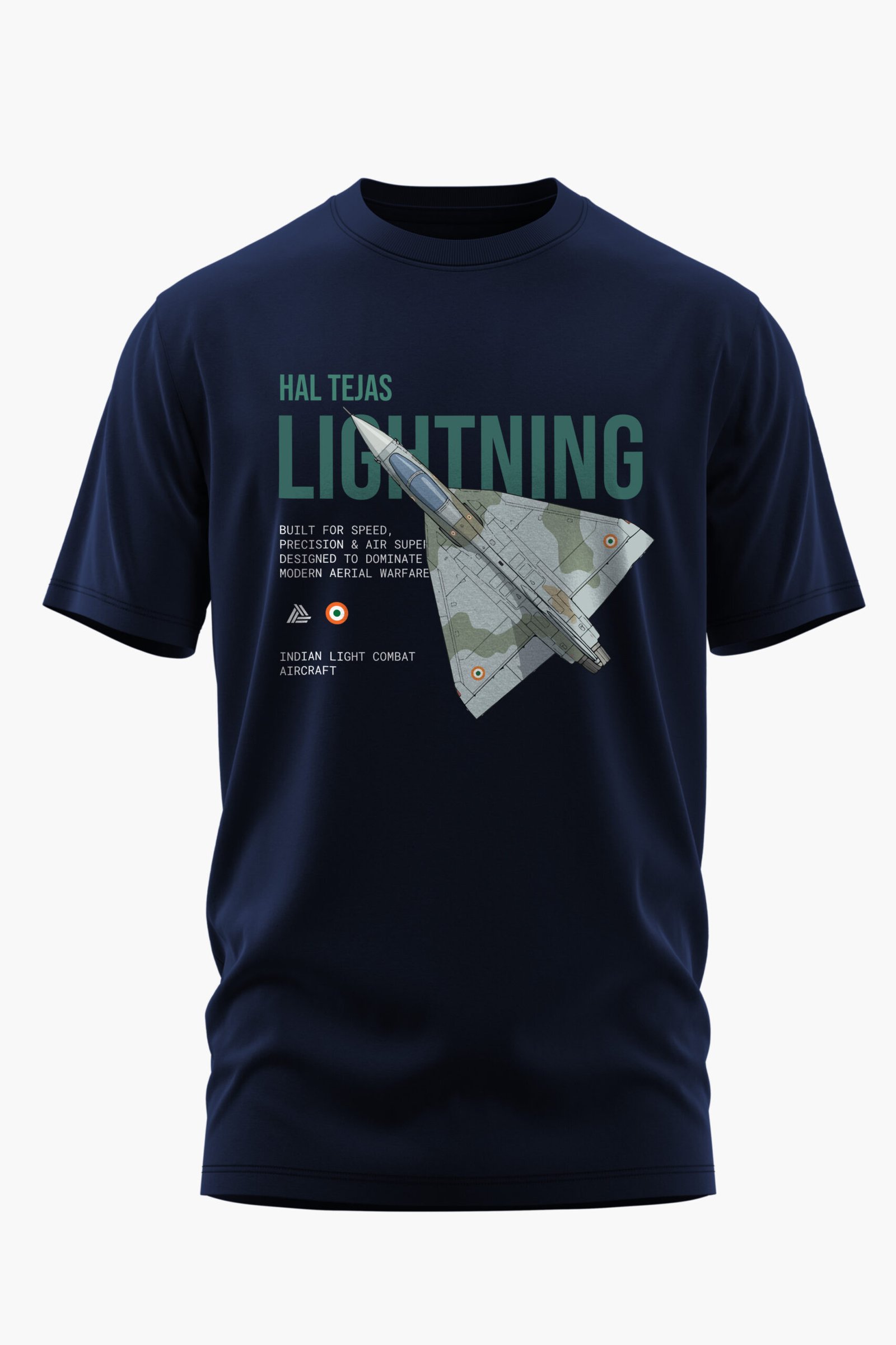 HAL TEJAS LIGHTNING COTTON T-SHIRT