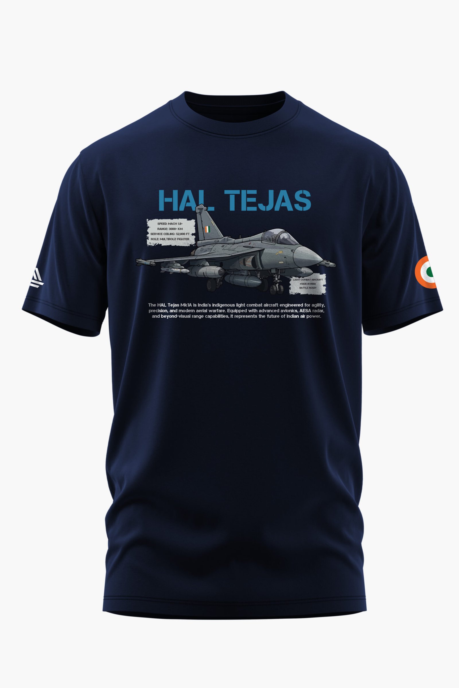 HAL TEJAS MK1A INDIGENOUS COTTON T-SHIRT