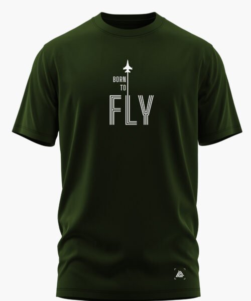 BORN TO FLY COTTON T-SHIRT