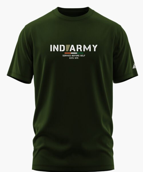 INDIAN ARMY ESTD 1895 COTTON T-SHIRT