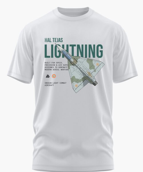 HAL TEJAS LIGHTNING COTTON T-SHIRT