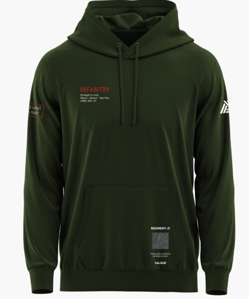 INFANTRY STRENGTH IN UNITY PREMIUM HOODIE