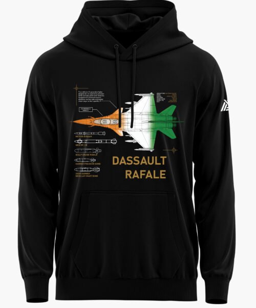 DASSAULT RAFALE BLUEPRINT PREMIUM HOODIE