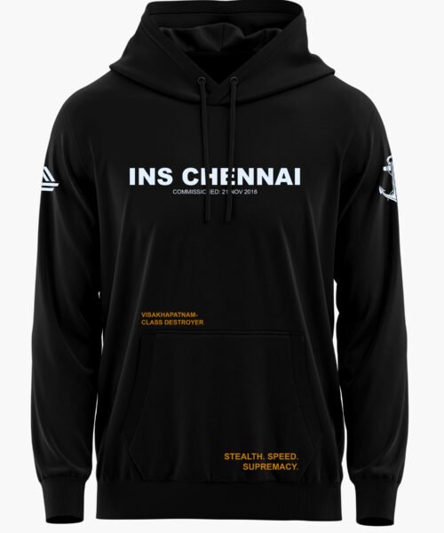 WARSHIP INS CHENNAI PREMIUM HOODIE