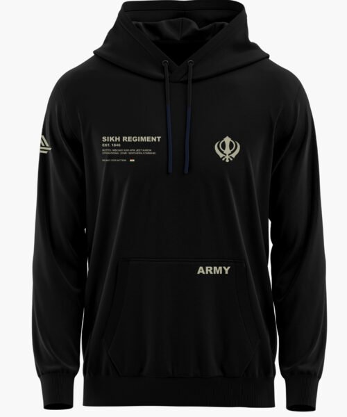 SIKH REGIMENT READY FOR ACTION PREMIUM HOODIE