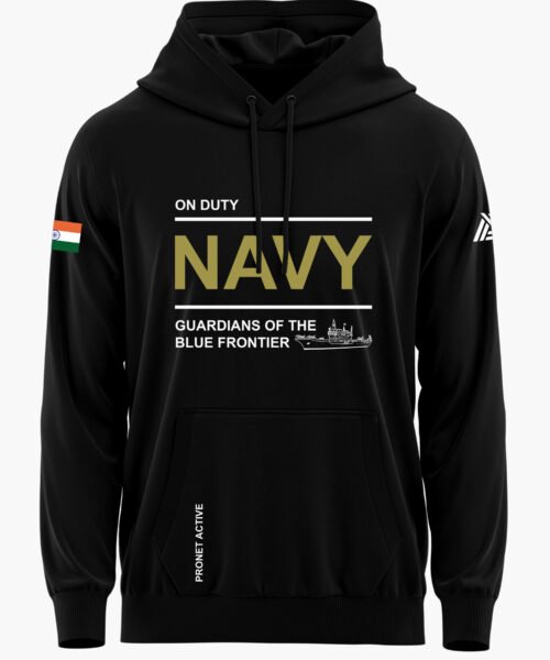 ON DUTY NAVY PREMIUM HOODIE