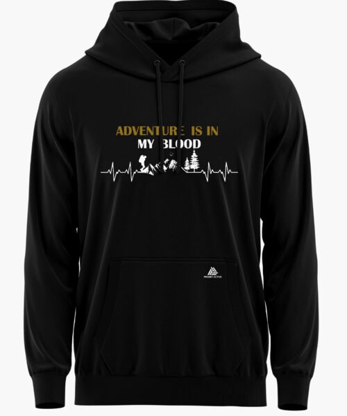 ADVENTURE IS IN MY BLOOD PREMIUM HOODIE