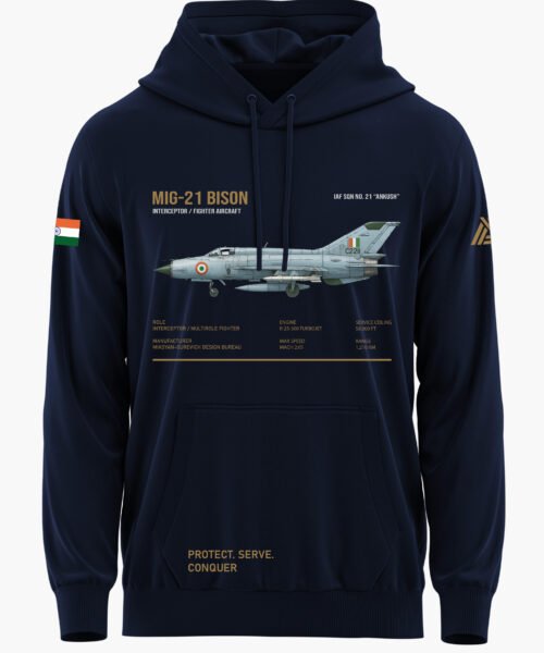 MIG 21 FIGHTER AIRCRAFT PREMIUM HOODIE