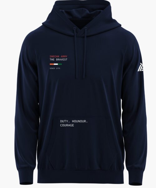 INDIAN ARMY THE BRAVEST PREMIUM HOODIE