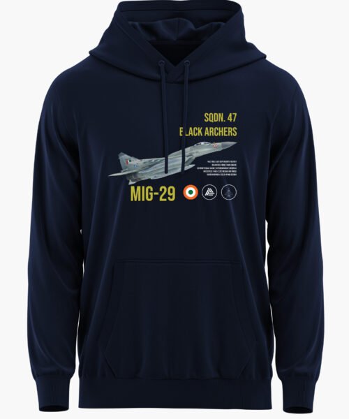 MIG 29 BLACK ARCHERS PREMIUM HOODIE