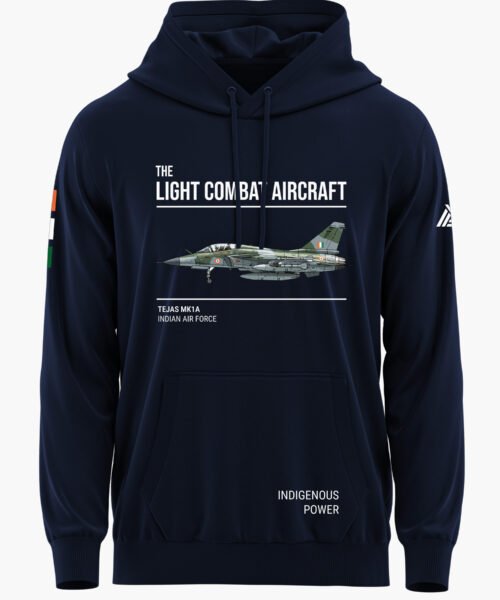 TEJAS MK1 A INDIGENOUS POWER PREMIUM HOODIE