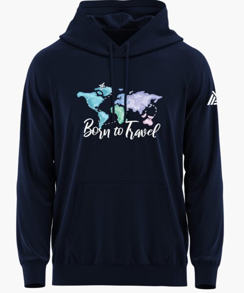 BORN TO TRAVEL PREMIUM HOODIE