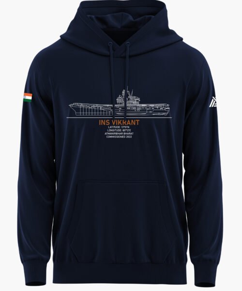 INS VIKRANT SEA GIANT PREMIUM HOODIE
