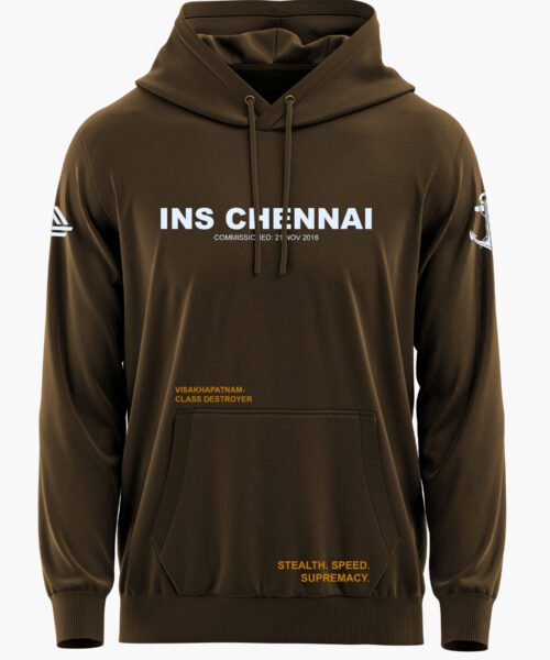 WARSHIP INS CHENNAI PREMIUM HOODIE