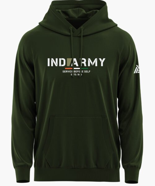 INDIAN ARMY ESTD 1895 PREMIUM HOODIE