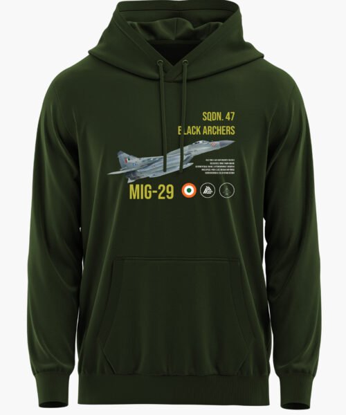 MIG 29 BLACK ARCHERS PREMIUM HOODIE