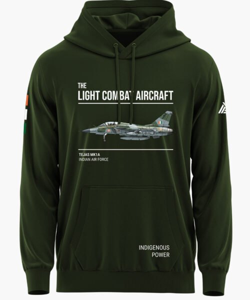 TEJAS MK1 A INDIGENOUS POWER PREMIUM HOODIE