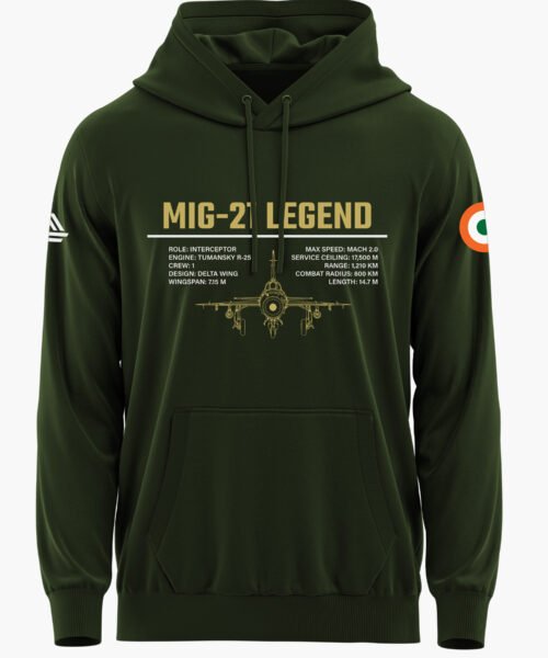 MIG 21 LEGEND PREMIUM HOODIE