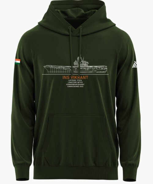 INS VIKRANT SEA GIANT PREMIUM HOODIE