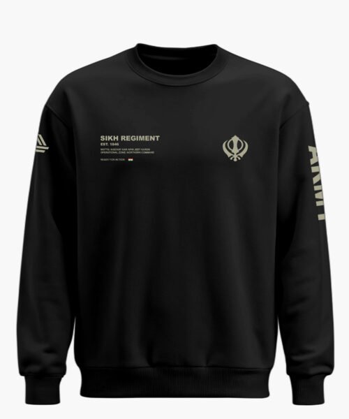 SIKH REGIMENT READY FOR ACTION CLASSIC SWEATSHIRT