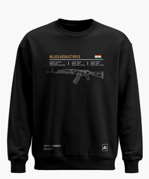 AK-203 ASSAULT RIFLE CLASSIC SWEATSHIRT