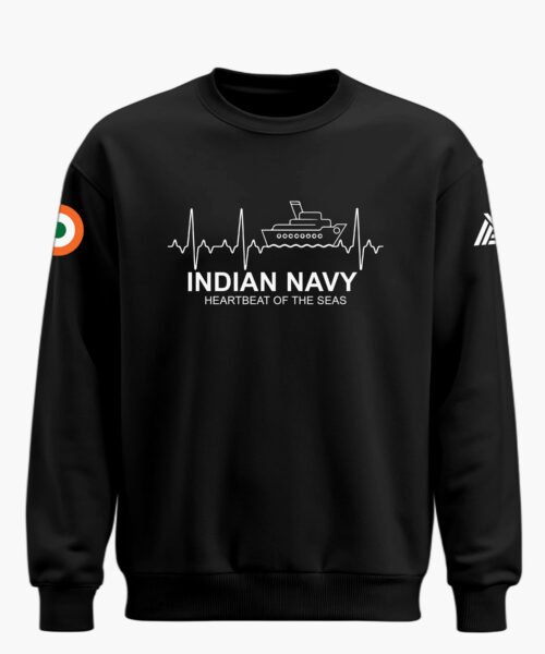 NAVY HEARBEAT CLASSIC SWEATSHIRT