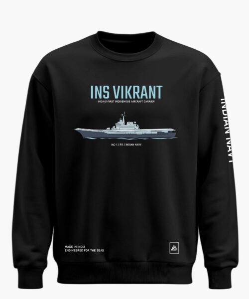 INS VIKRANT – AIRCRAFT CARRIER CLASSIC SWEATSHIRT