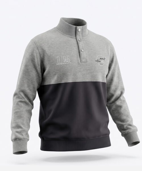 PRONET ACTIVE SUMMIT SNAP NECK SWEATSHIRT
