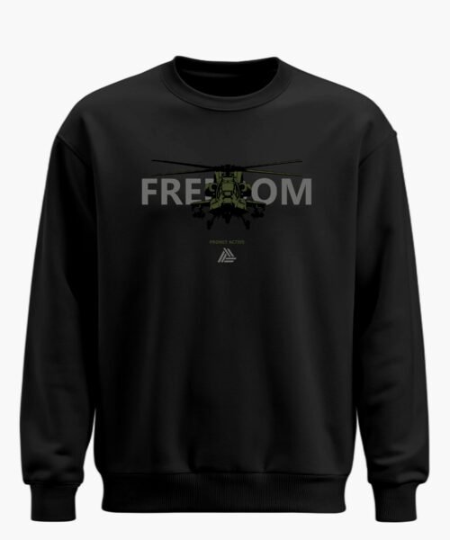 APACHE HELICOPTER FREEDOM CLASSIC SWEATSHIRT
