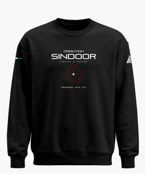 OPERATION SINDOOR JUSTICE IS SERVED CLASSIC SWEATSHIRT