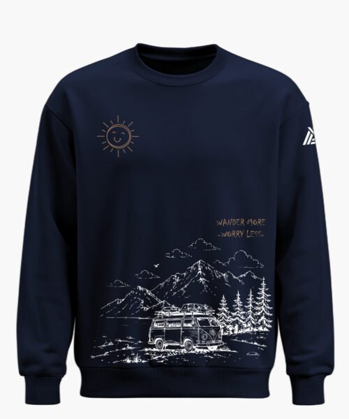 WANDER MORE WORRY LESS CLASSIC SWEATSHIRT