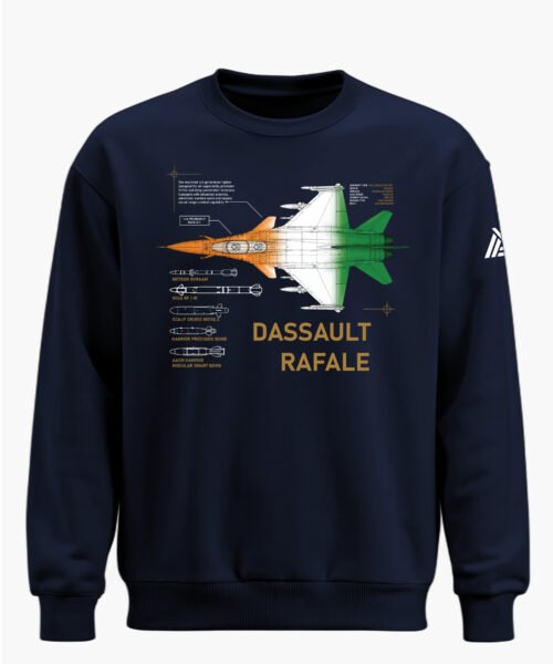 DASSAULT RAFALE BLUEPRINT CLASSIC SWEATSHIRT