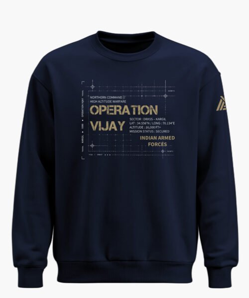 OPERATION VIJAY BLUEPRINT CLASSIC SWEATSHIRT
