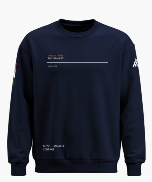 INDIAN ARMY THE BRAVEST CLASSIC SWEATSHIRT