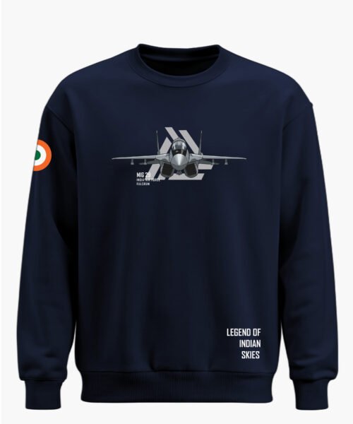 MIG 29 LEGEND OF INDIAN SKIES CLASSIC SWEATSHIRT