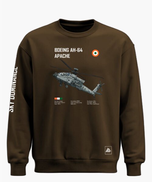 BOEING AH 64 APACHE CLASSIC SWEATSHIRT