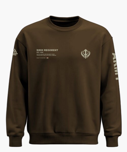 SIKH REGIMENT READY FOR ACTION CLASSIC SWEATSHIRT