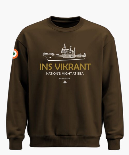 INS VIKRANT NATION'S MIGHT CLASSIC SWEATSHIRT