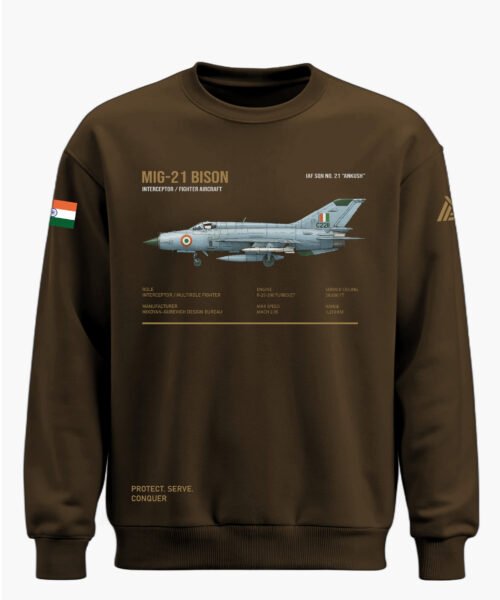 MIG 21 FIGHTER AIRCRAFT CLASSIC SWEATSHIRT