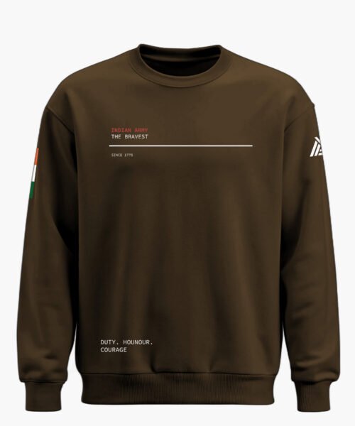 INDIAN ARMY THE BRAVEST CLASSIC SWEATSHIRT