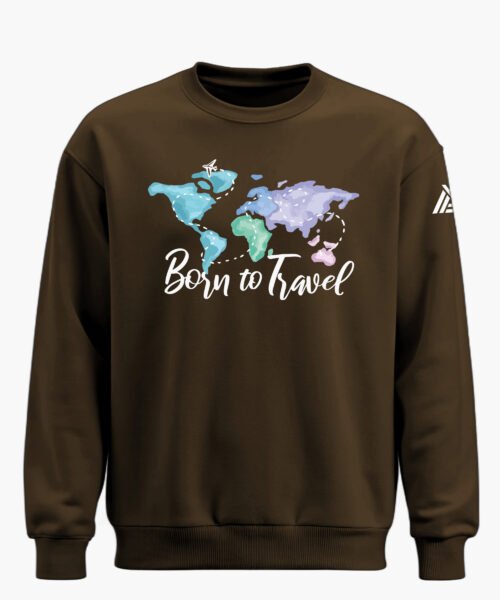 BORN TO TRAVEL CLASSIC SWEATSHIRT