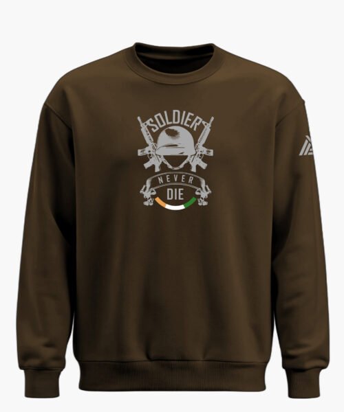 SOLDIER NEVER DIE CLASSIC SWEATSHIRT