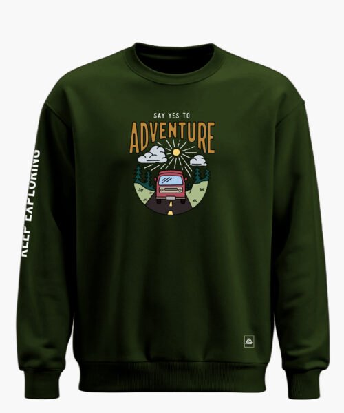 SAY YES TO ADVENTUR CLASSIC SWEATSHIRT