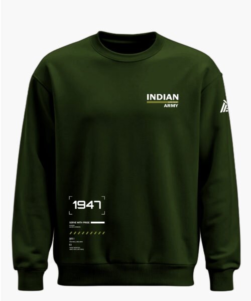 SERVE WITH PRIDE - INDIAN ARMY CLASSIC SWEATSHIRT