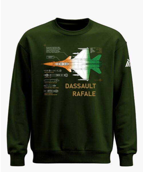 DASSAULT RAFALE BLUEPRINT CLASSIC SWEATSHIRT
