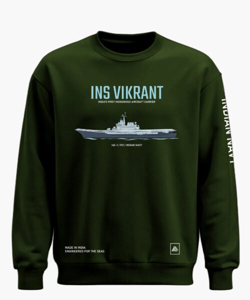 INS VIKRANT – AIRCRAFT CARRIER CLASSIC SWEATSHIRT