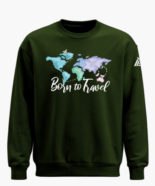 BORN TO TRAVEL CLASSIC SWEATSHIRT