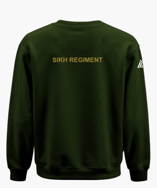 SIKH REGT. NEVER BACKS DOWN CLASSIC SWEATSHIRT