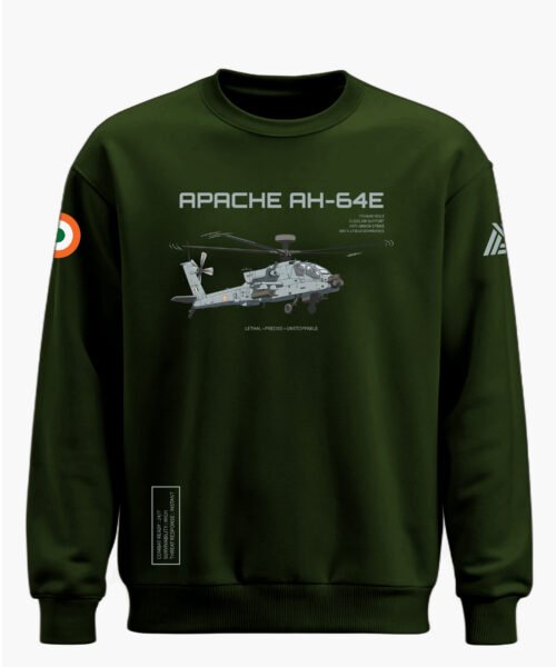 AH-64E ATTACK HELICOPTER CLASSIC SWEATSHIRT