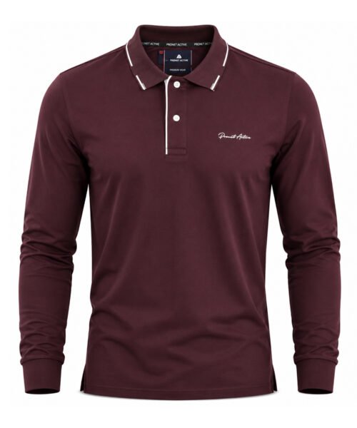 PRONET ACTIVE MEN'S CLASSIC FULL SLEEVE POLO